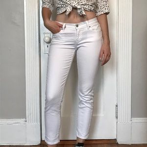 Lucky Brand white denim Jeans